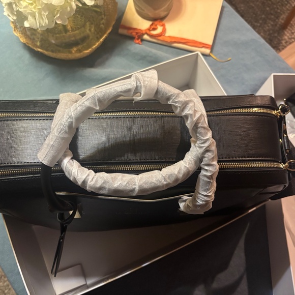 La Mansio One - Black Leather Work Bag - Picture 9 of 9